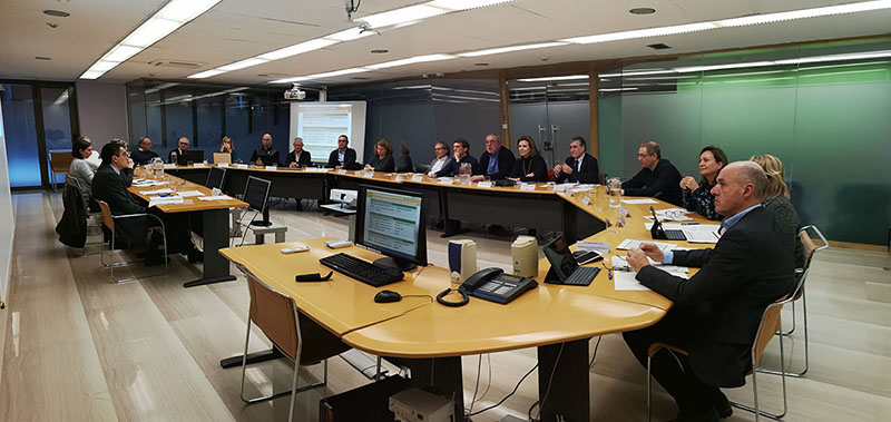 Foto de la reunión del Consejo Catalán de Estadística (22 de noviembre de 2019)